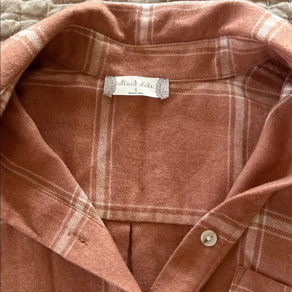 ALTAR’D STATE Flannel Feel Super Soft Plaid Shirt - Picture 3 of 7
